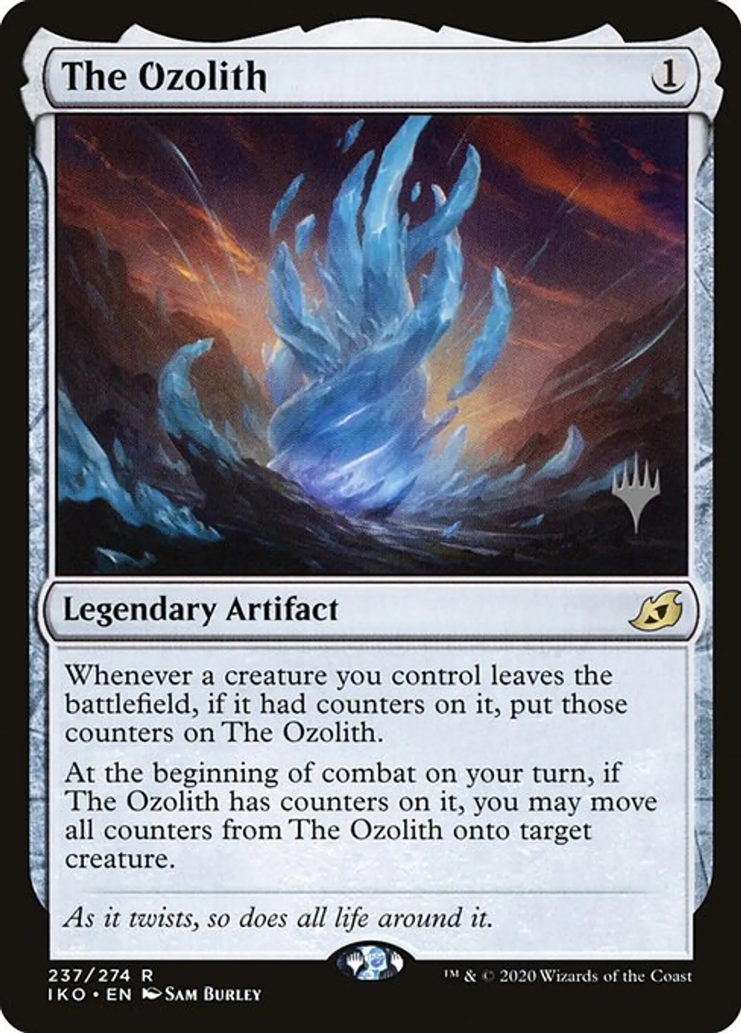 Carta Magic - The Ozolith - Idioma: Ingles - Edicion: Ikoria: Lair of Behemoths Promos 1