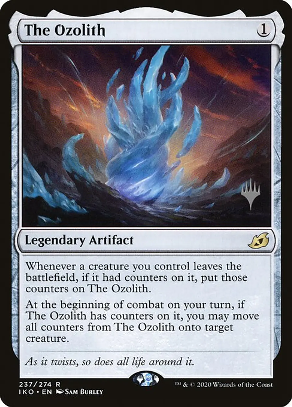 Carta Magic - The Ozolith - Idioma: Ingles - Edicion: Ikoria: Lair of Behemoths Promos 1