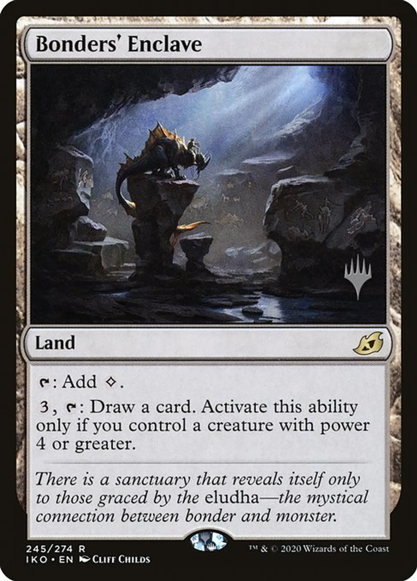 Carta Magic - Bonders' Enclave - Idioma: Español - Edicion: Ikoria: Lair of Behemoths Promos 1