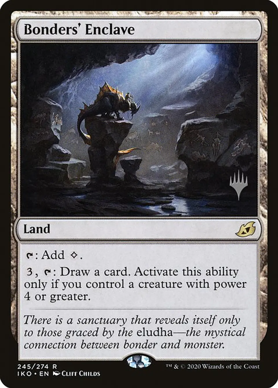 Carta Magic - Bonders' Enclave - Idioma: Español - Edicion: Ikoria: Lair of Behemoths Promos 1