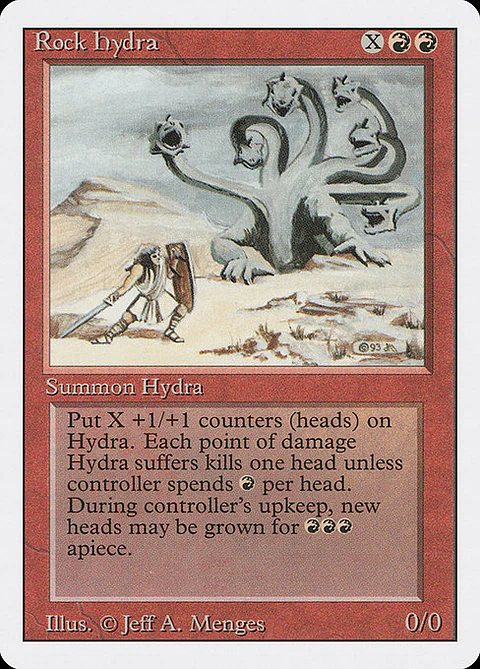 Carta Magic - Rock Hydra - Idioma: Ingles - Edicion: Revised Edition