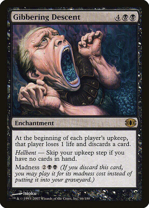 Carta Magic - Gibbering Descent - Idioma: Ingles - Edicion: Future Sight