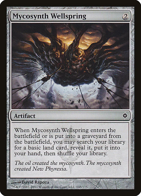 Carta Magic - FOIL Mycosynth Wellspring - Idioma: Ingles - Edicion: New Phyrexia