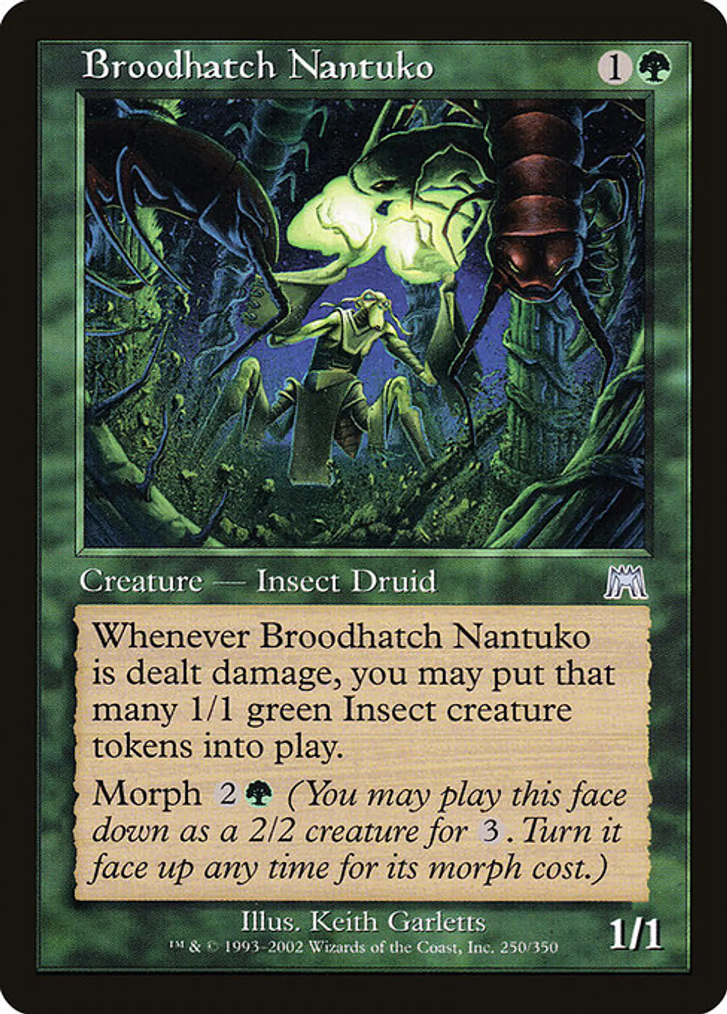 Carta Magic - Broodhatch Nantuko - Idioma: Ingles - Edicion: Onslaught 1