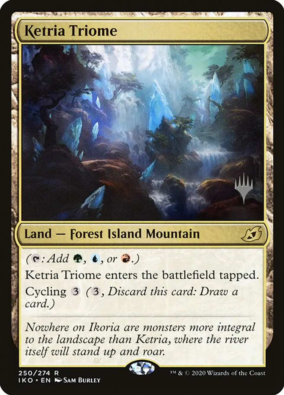 Carta Magic - FOIL Ketria Triome - Idioma: Ingles - Edicion: Ikoria: Lair of Behemoths Promos 1