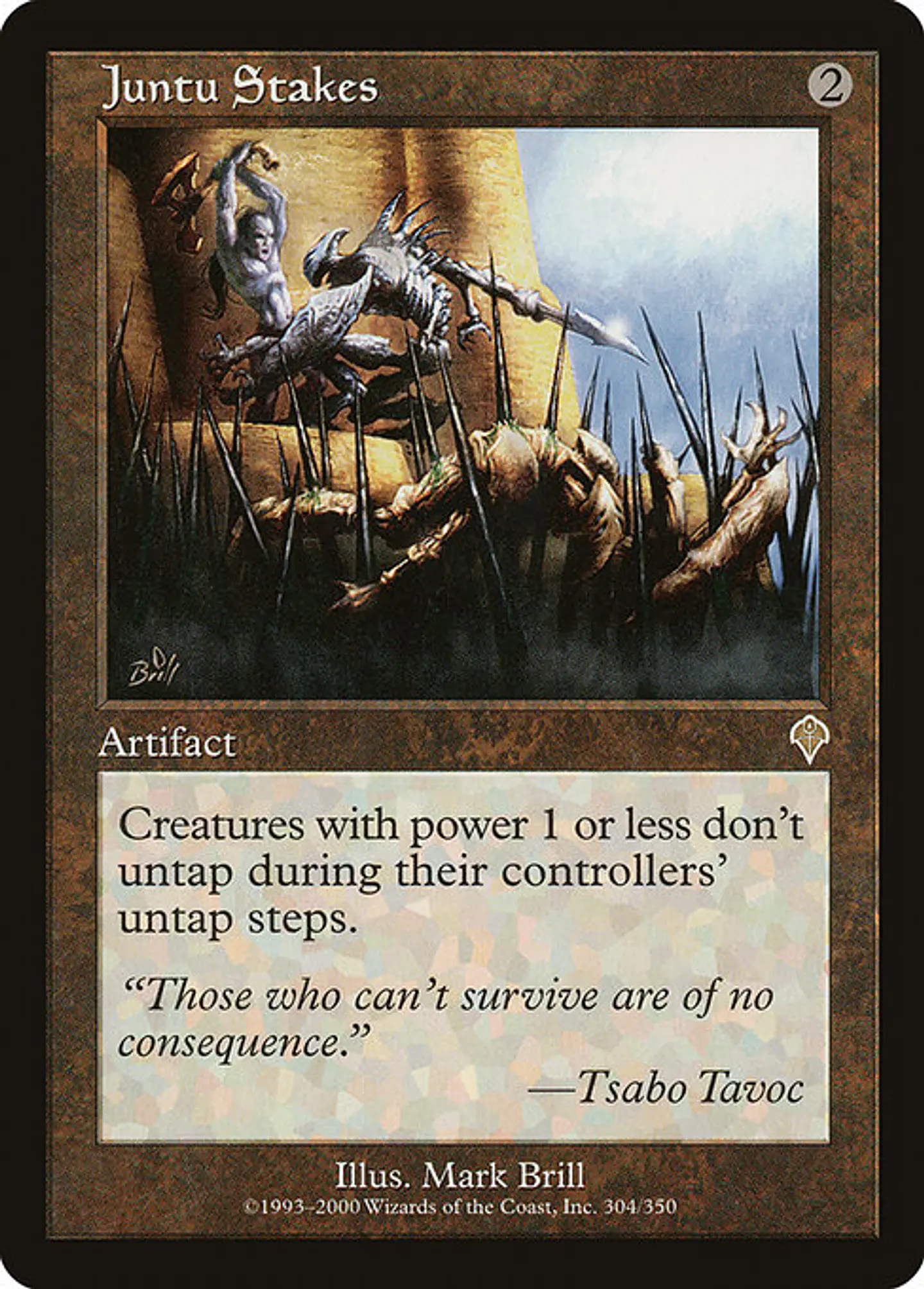 Carta Magic - FOIL Juntu Stakes - Idioma: Ingles - Edicion: Invasion 1