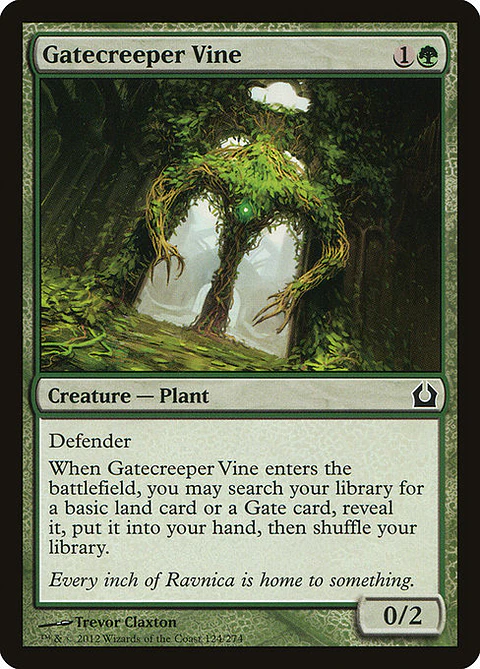 Carta Magic - FOIL Gatecreeper Vine - Idioma: Español - Edicion: Return to Ravnica