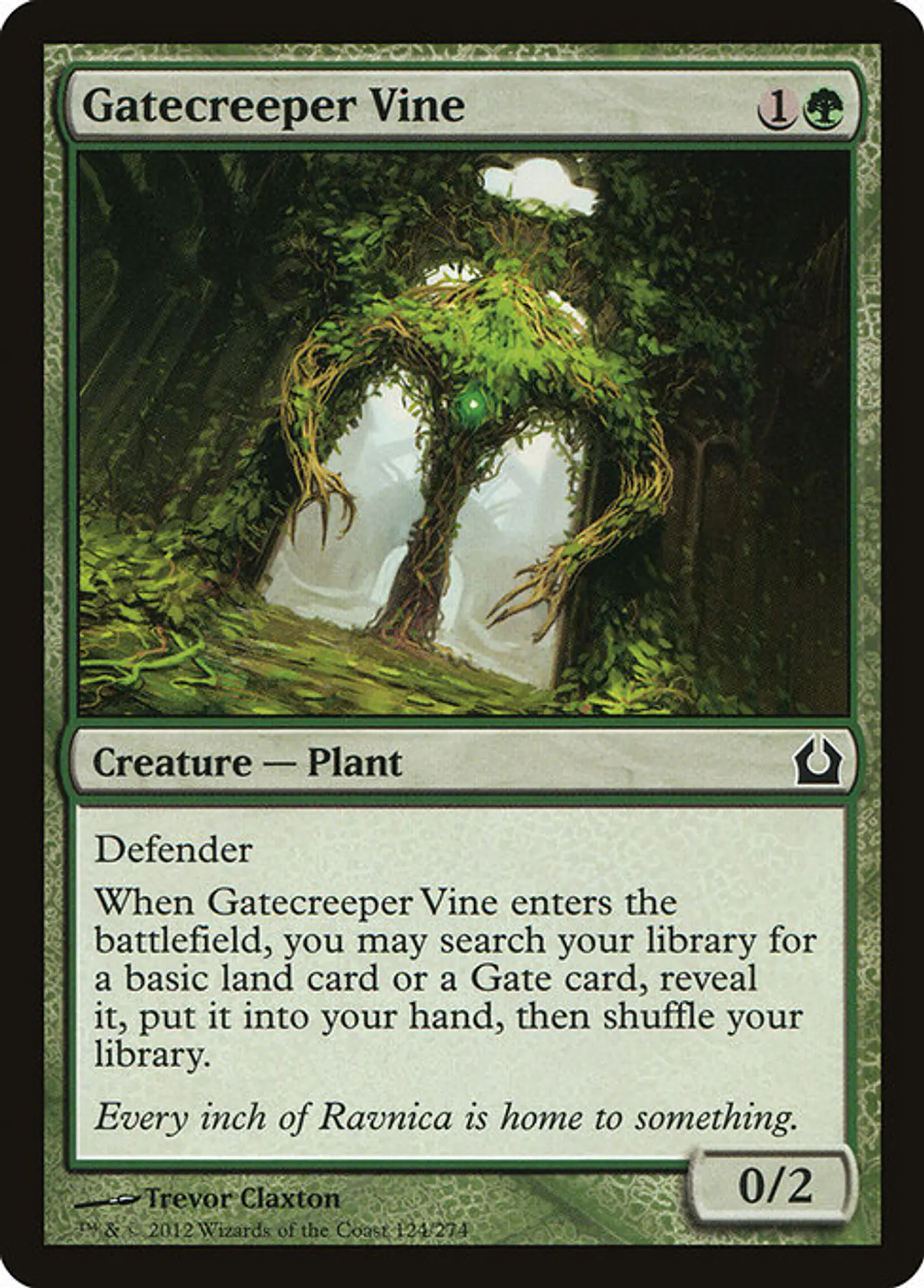 Carta Magic - FOIL Gatecreeper Vine - Idioma: Español - Edicion: Return to Ravnica 1