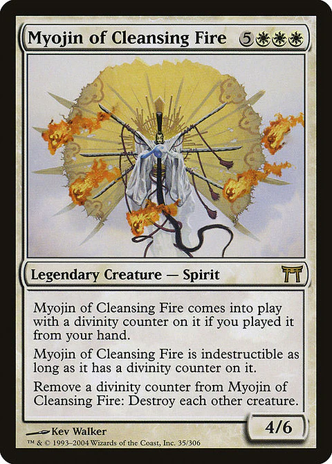 Carta Magic - Myojin of Cleansing Fire - Idioma: Ingles - Edicion: Champions of Kamigawa