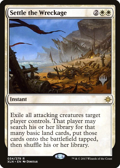 Carta Magic - Settle the Wreckage - Idioma: Ingles - Edicion: Ixalan Promos