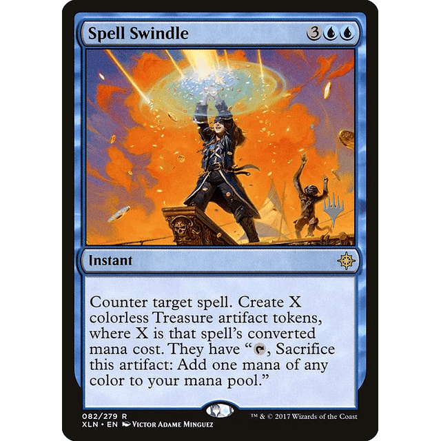 Carta Magic - Spell Swindle - Idioma: Ingles - Edicion: Ixalan Promos