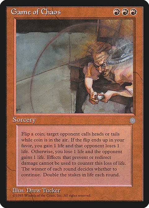 Carta Magic - Game of Chaos - Idioma: Ingles - Edicion: Ice Age