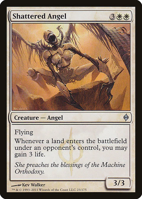 Carta Magic - FOIL Shattered Angel - Idioma: Ingles - Edicion: New Phyrexia