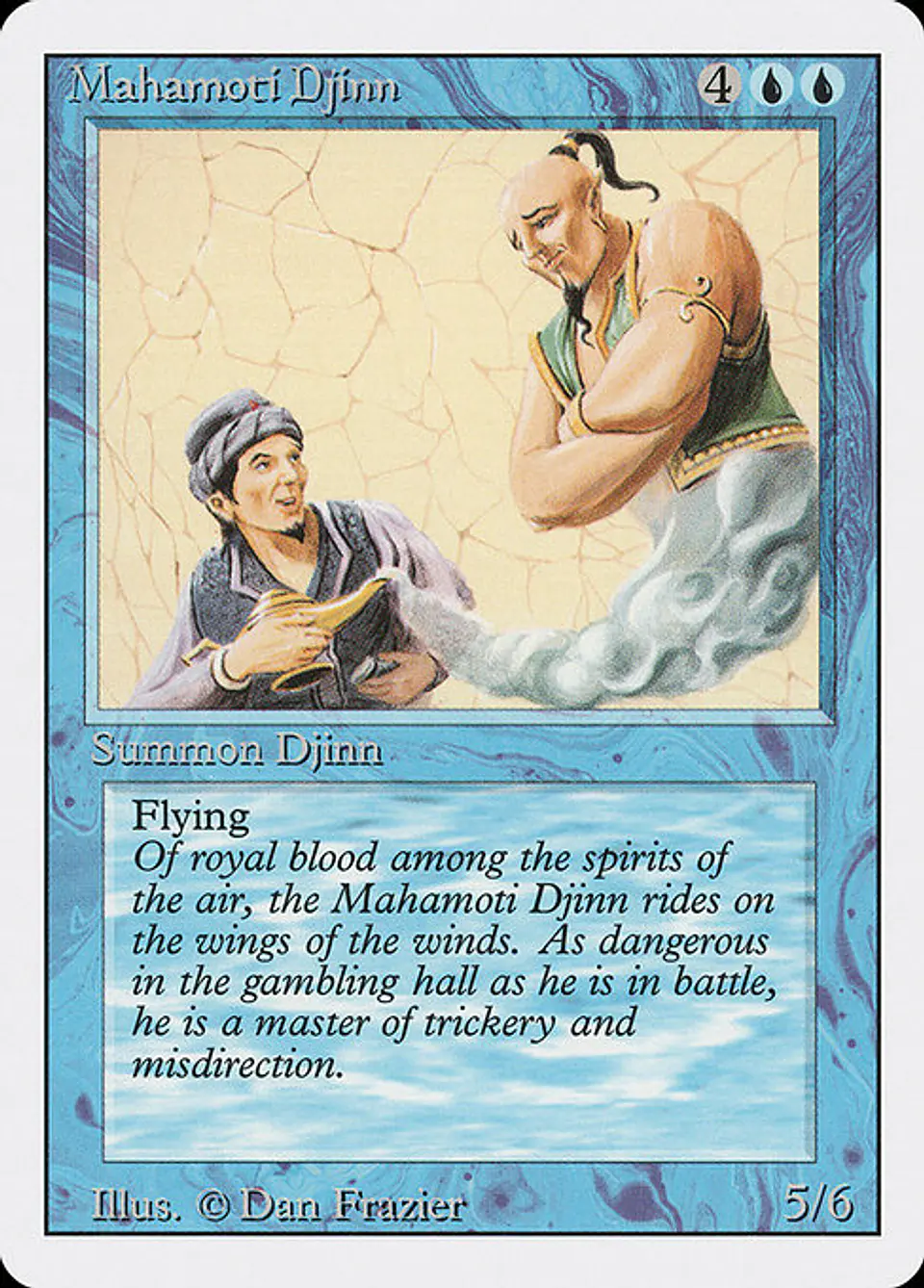 Carta Magic - Mahamoti Djinn - Idioma: Ingles - Edicion: Revised Edition 1