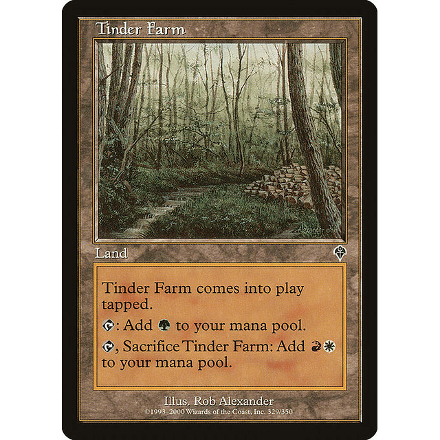 Carta Magic - FOIL Tinder Farm - Idioma: Español - Edicion: Invasion