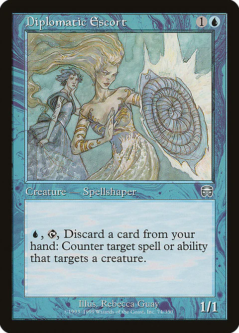 Carta Magic - FOIL Diplomatic Escort - Idioma: Ingles - Edicion: Mercadian Masques