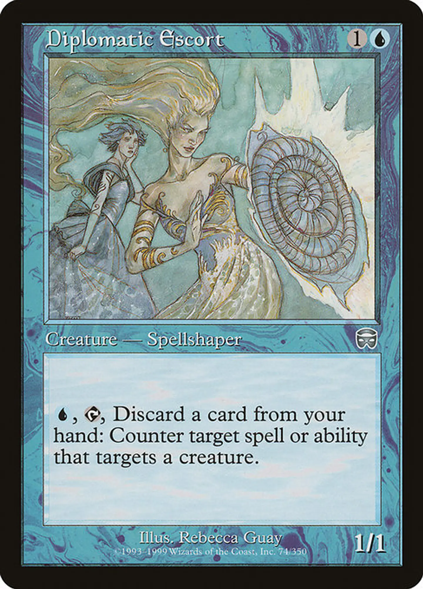 Carta Magic - FOIL Diplomatic Escort - Idioma: Ingles - Edicion: Mercadian Masques 1