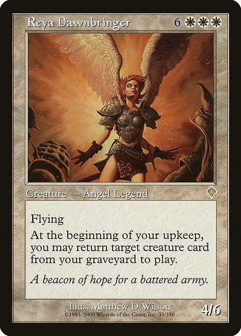 Carta Magic - Reya Dawnbringer - Idioma: Ingles - Edicion: Invasion