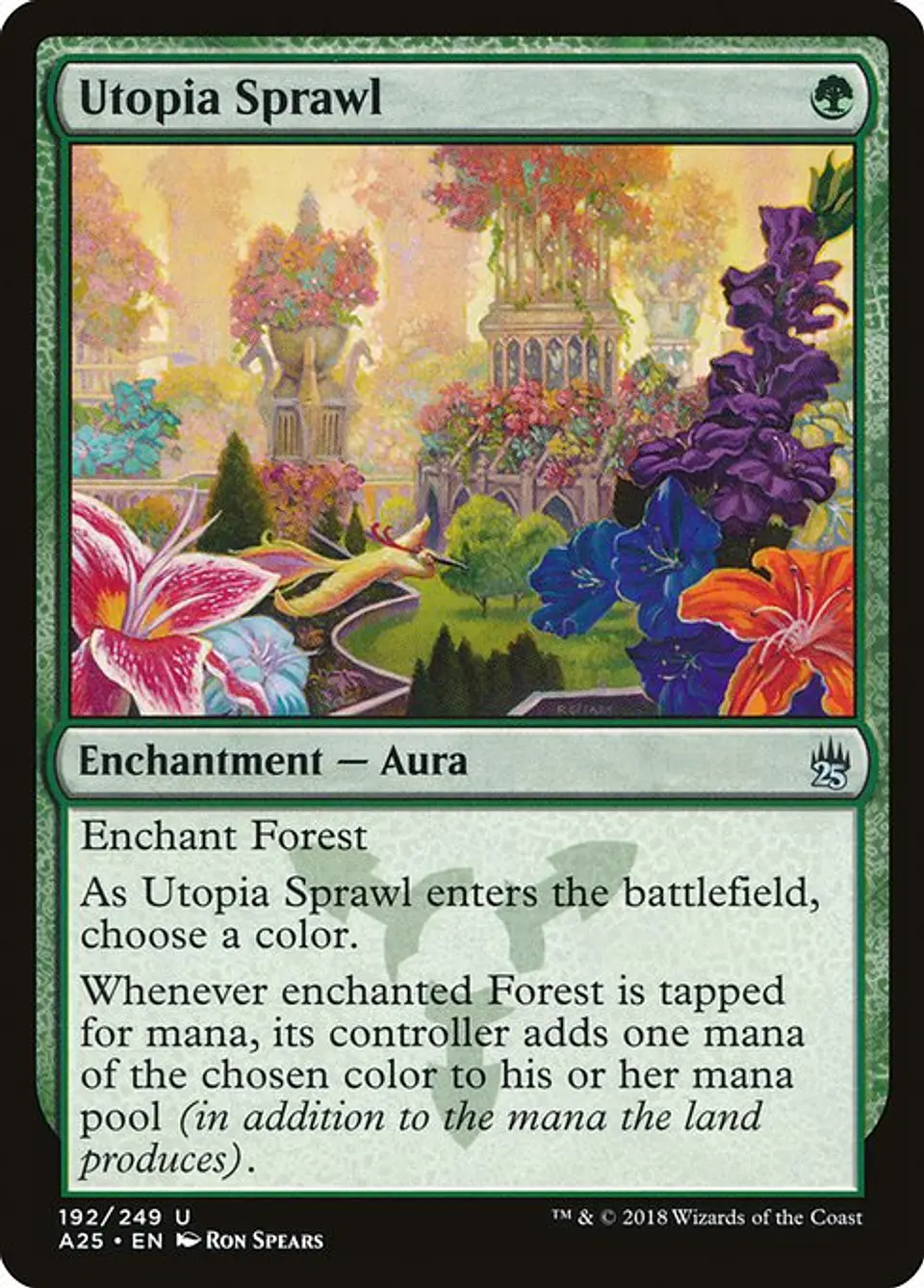 Carta Magic - FOIL Utopia Sprawl - Idioma: Ingles - Edicion: Masters 25 1