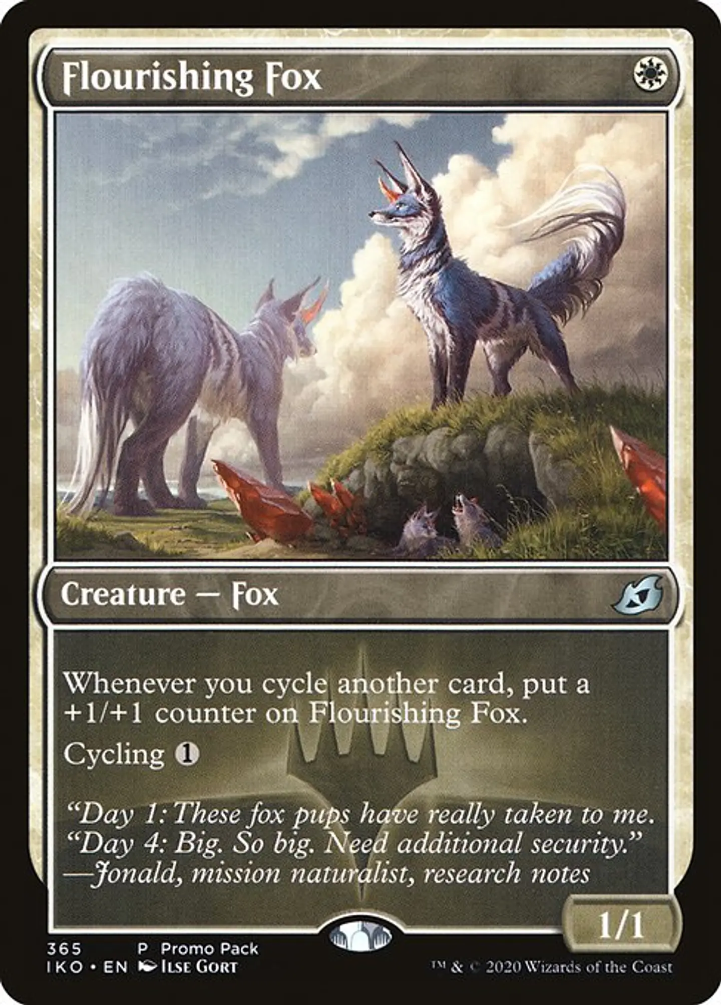Carta Magic - FOIL Flourishing Fox - Idioma: Español - Edicion: Ikoria: Lair of Behemoths 1