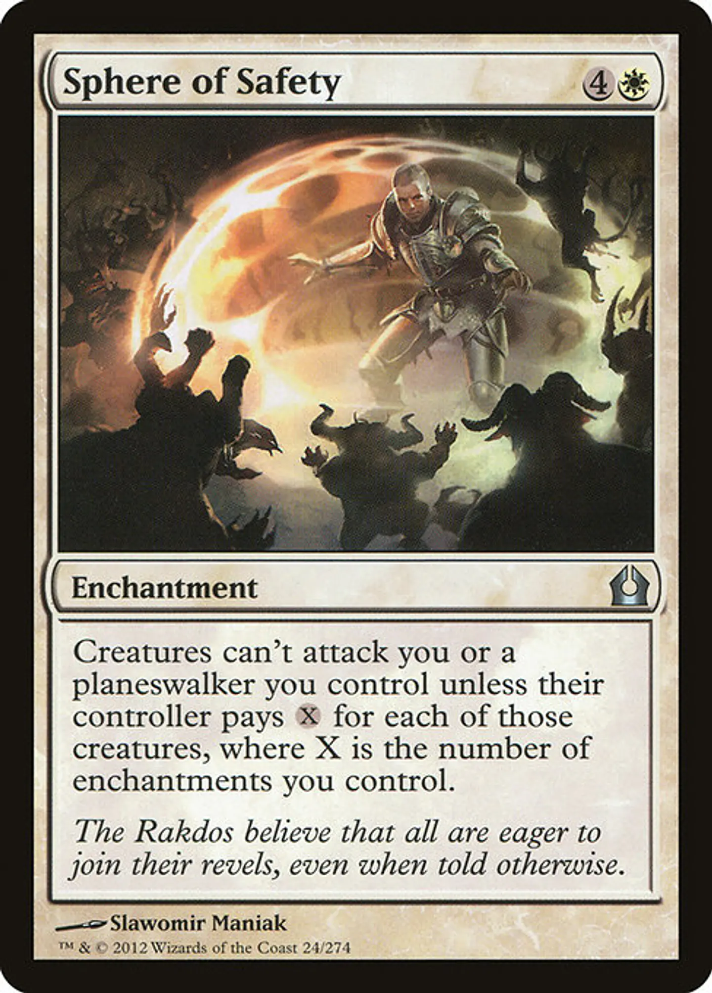 Carta Magic - Sphere of Safety - Idioma: Ingles - Edicion: Return to Ravnica 1