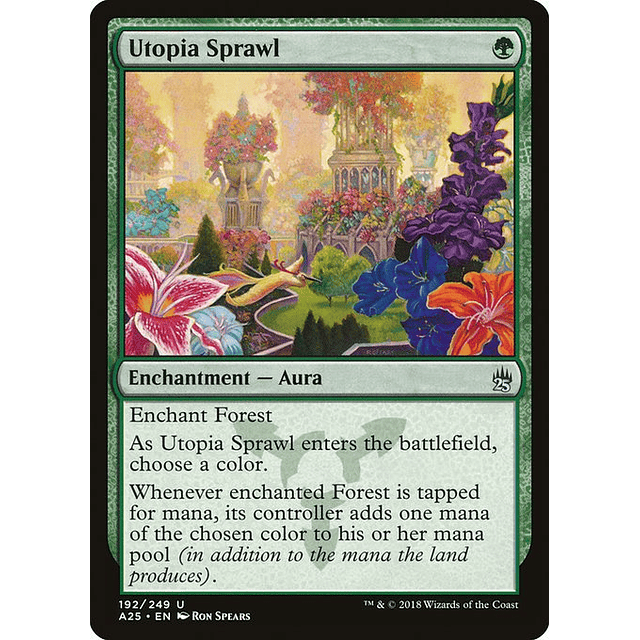 Carta Magic - Utopia Sprawl - Idioma: Ingles - Edicion: Masters 25