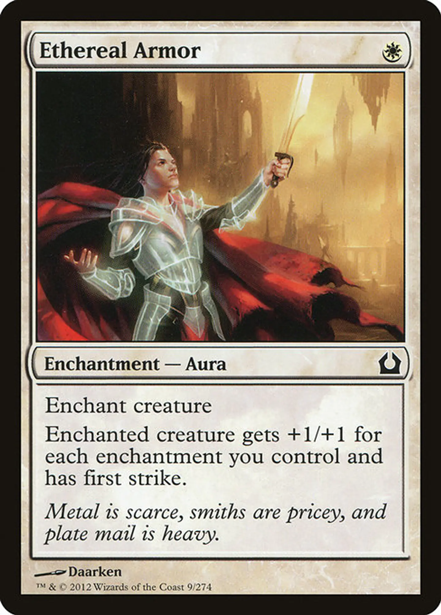 Carta Magic - Ethereal Armor - Idioma: Español - Edicion: Return to Ravnica 1