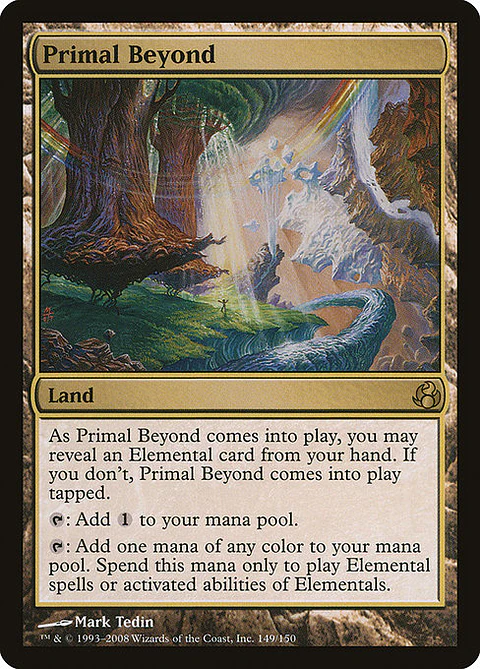 Carta Magic - FOIL Primal Beyond - Idioma: Español - Edicion: Morningtide