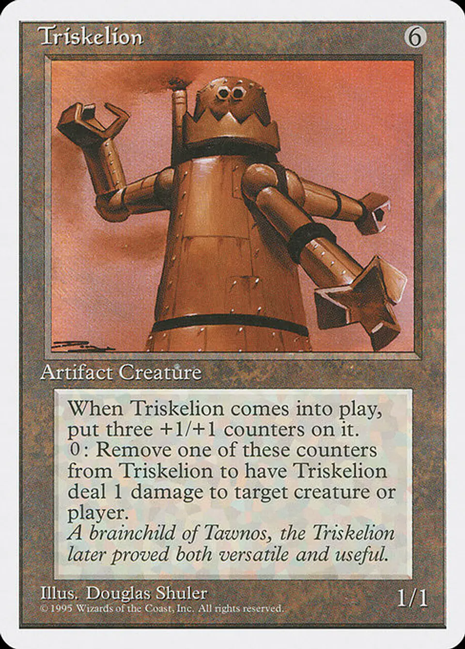 Carta Magic - Triskelion - Idioma: Ingles - Edicion: Fourth Edition 1