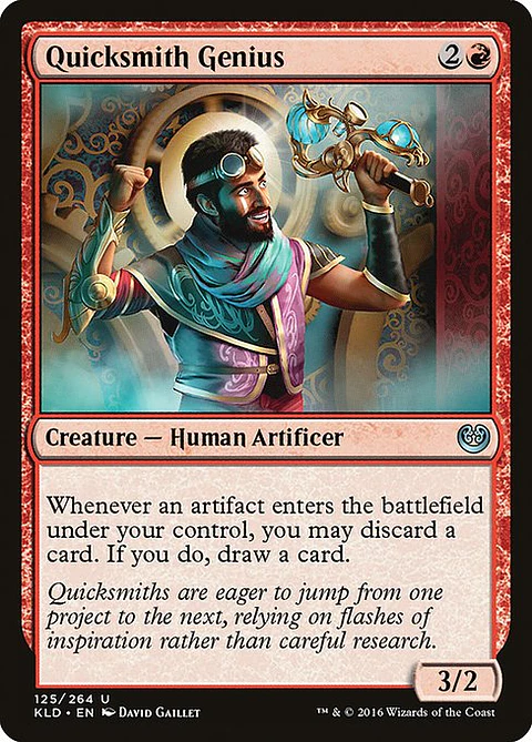 Carta Magic - FOIL Quicksmith Genius - Idioma: Ingles - Edicion: Kaladesh