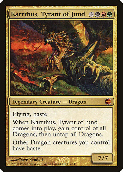 Carta Magic - Karrthus, Tyrant of Jund - Idioma: Ingles - Edicion: Alara Reborn