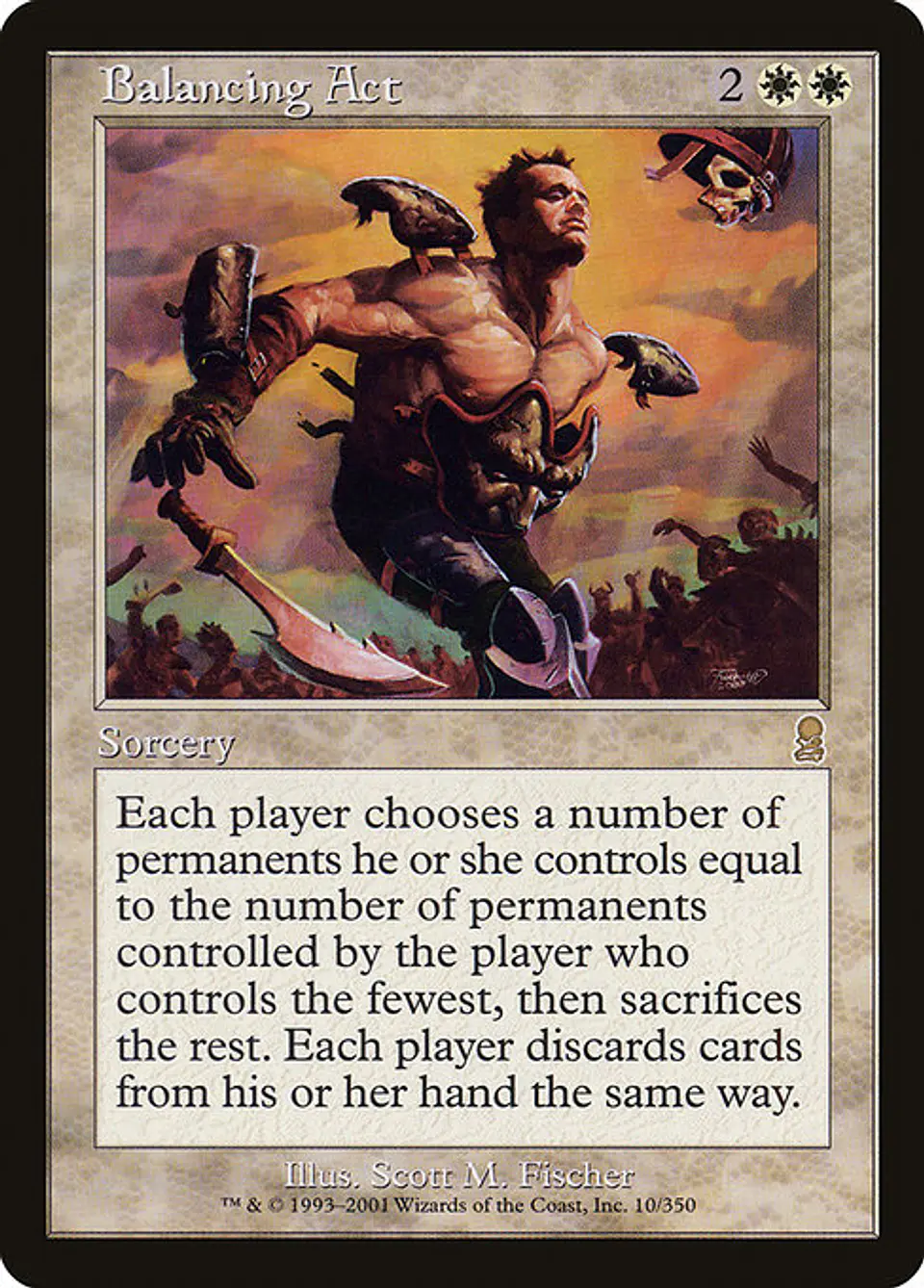 Carta Magic - FOIL Balancing Act - Idioma: Ingles - Edicion: Odyssey 1