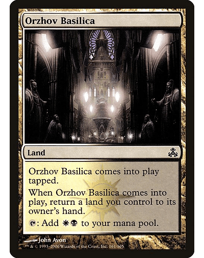 Carta Magic - FOIL Orzhov Basilica - Idioma: Ingles - Edicion: Guildpact