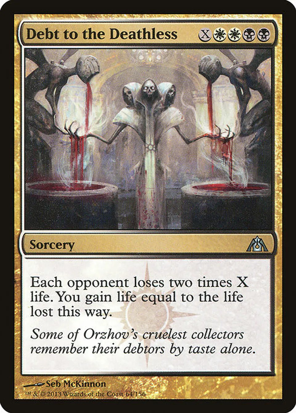 Carta Magic - Debt to the Deathless - Idioma: Español - Edicion: Dragon's Maze 1