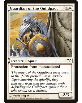 Carta Magic - Guardian of the Guildpact - Idioma: Ingles - Edicion: Dissension