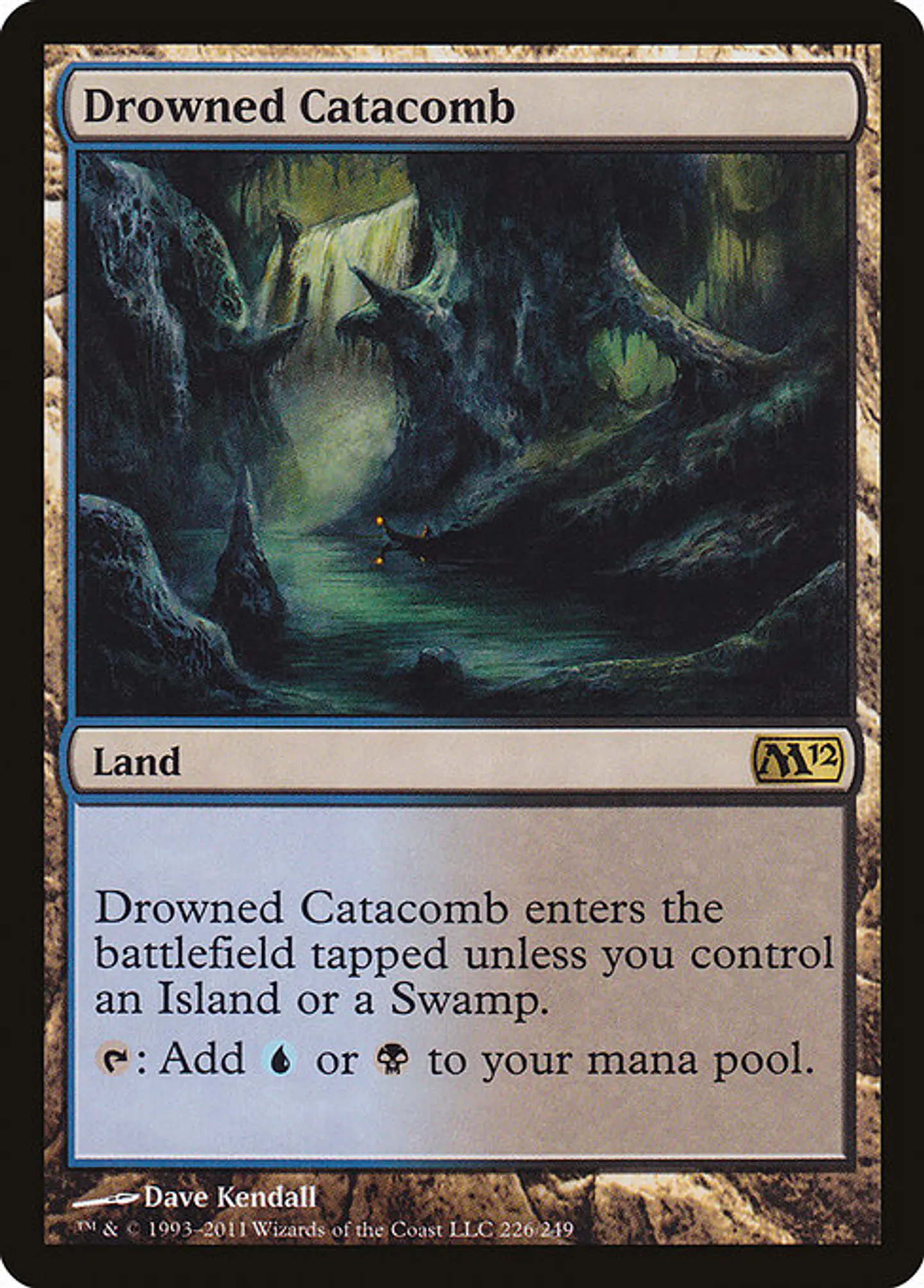 Carta Magic - FOIL Drowned Catacomb - Idioma: Ingles - Edicion: Magic 2012 1