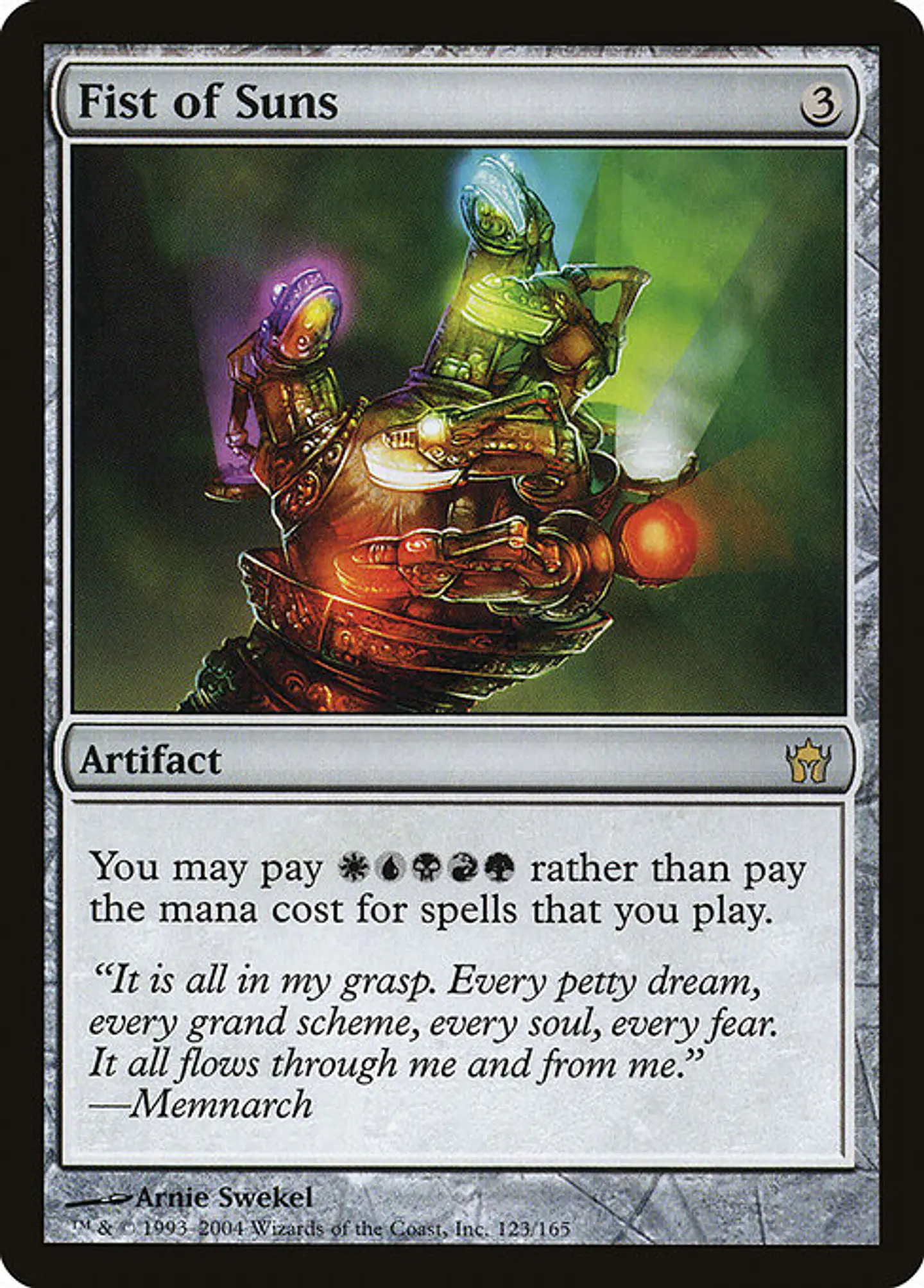 Carta Magic - Fist of Suns - Idioma: Ingles - Edicion: Fifth Dawn 1