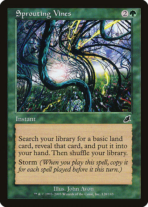 Carta Magic - FOIL Sprouting Vines - Idioma: Ingles - Edicion: Scourge