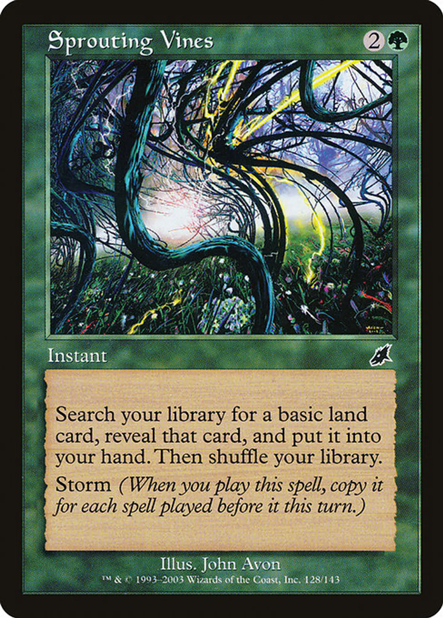 Carta Magic - FOIL Sprouting Vines - Idioma: Ingles - Edicion: Scourge 1