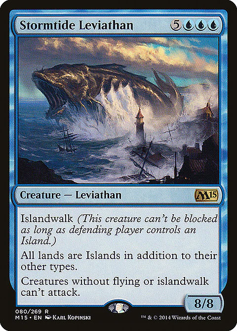 Carta Magic - FOIL Stormtide Leviathan - Idioma: Español - Edicion: Magic 2015