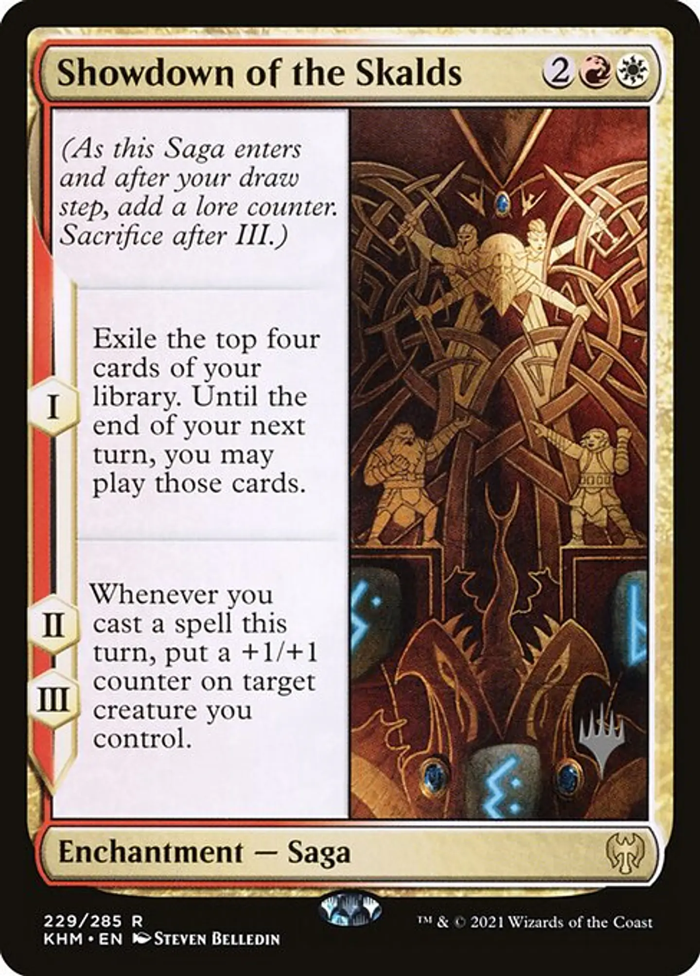 Carta Magic - FOIL Showdown of the Skalds - Idioma: Ingles - Edicion: Kaldheim Promos 1