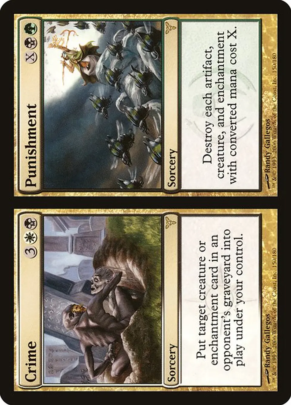 Carta Magic - Crime // Punishment - Idioma: Ingles - Edicion: Dissension 1