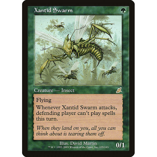 Carta Magic - FOIL Xantid Swarm - Idioma: Ingles - Edicion: Scourge