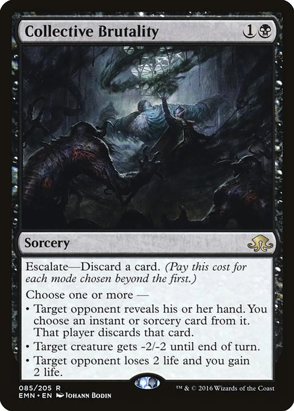 Carta Magic - Collective Brutality - Idioma: Español - Edicion: Eldritch Moon 1