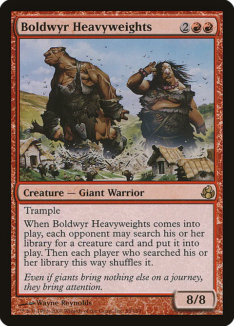 Carta Magic - Boldwyr Heavyweights - Idioma: Español - Edicion: Morningtide