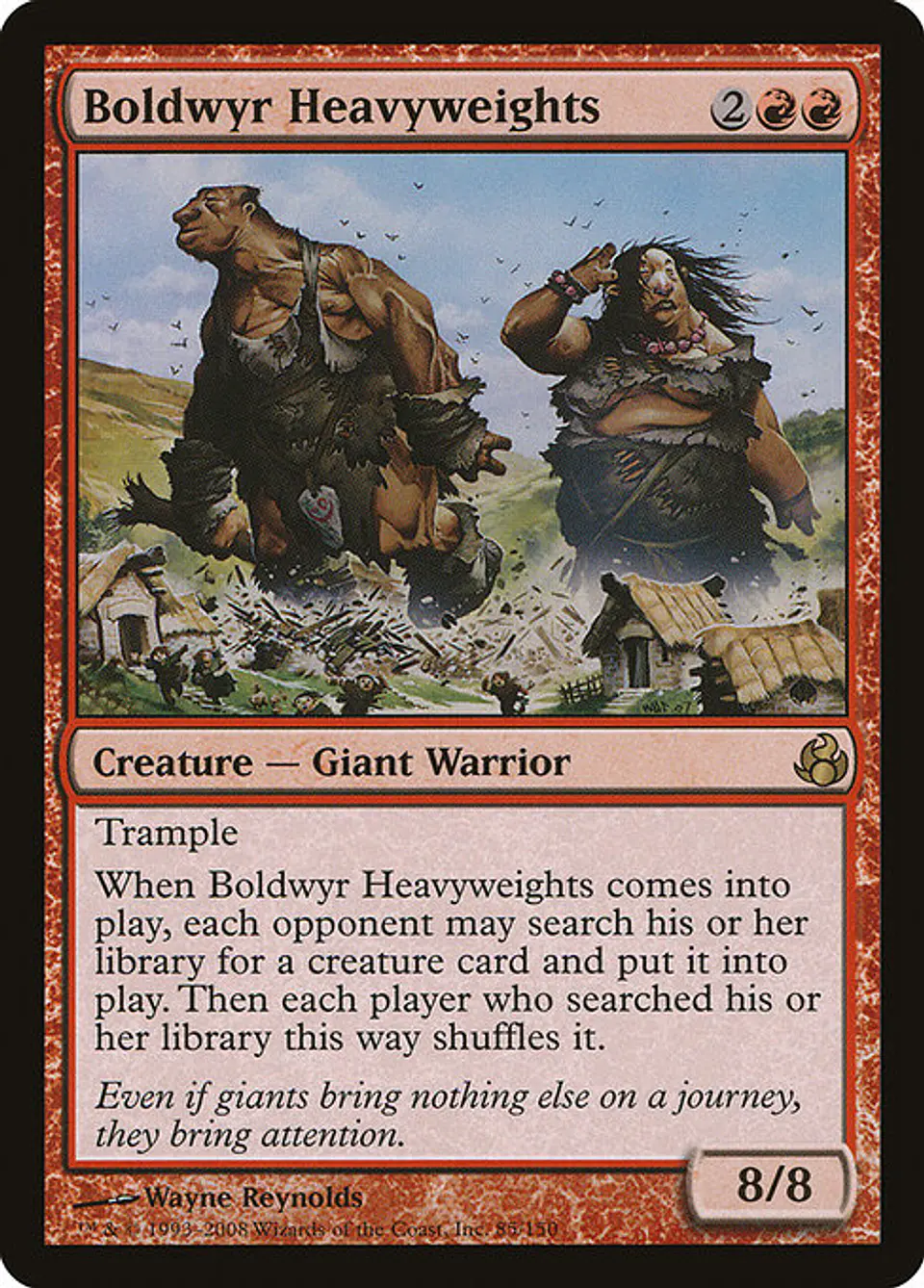 Carta Magic - Boldwyr Heavyweights - Idioma: Ingles - Edicion: Morningtide 1