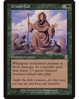 Carta Magic - Druid's Call - Idioma: Ingles - Edicion: Odyssey