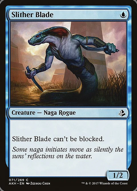 Carta Magic - FOIL Slither Blade - Idioma: Español - Edicion: Amonkhet
