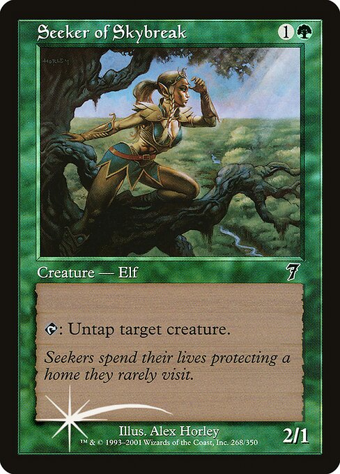 Carta Magic - FOIL Seeker of Skybreak - Idioma: Español - Edicion: Seventh Edition 1