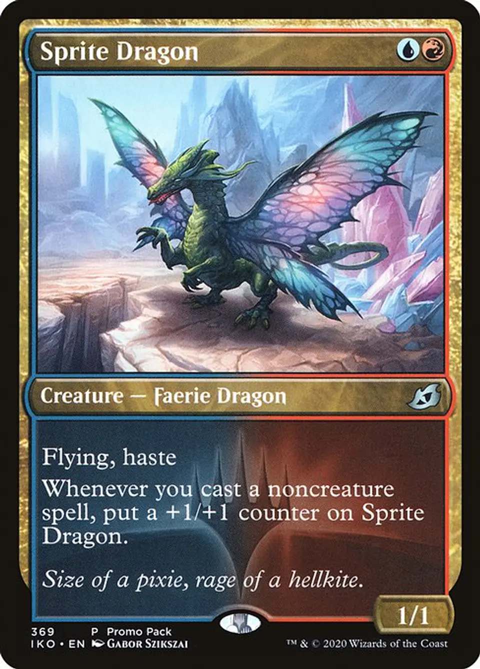 Carta Magic - FOIL Sprite Dragon - Idioma: Español - Edicion: Ikoria: Lair of Behemoths 1